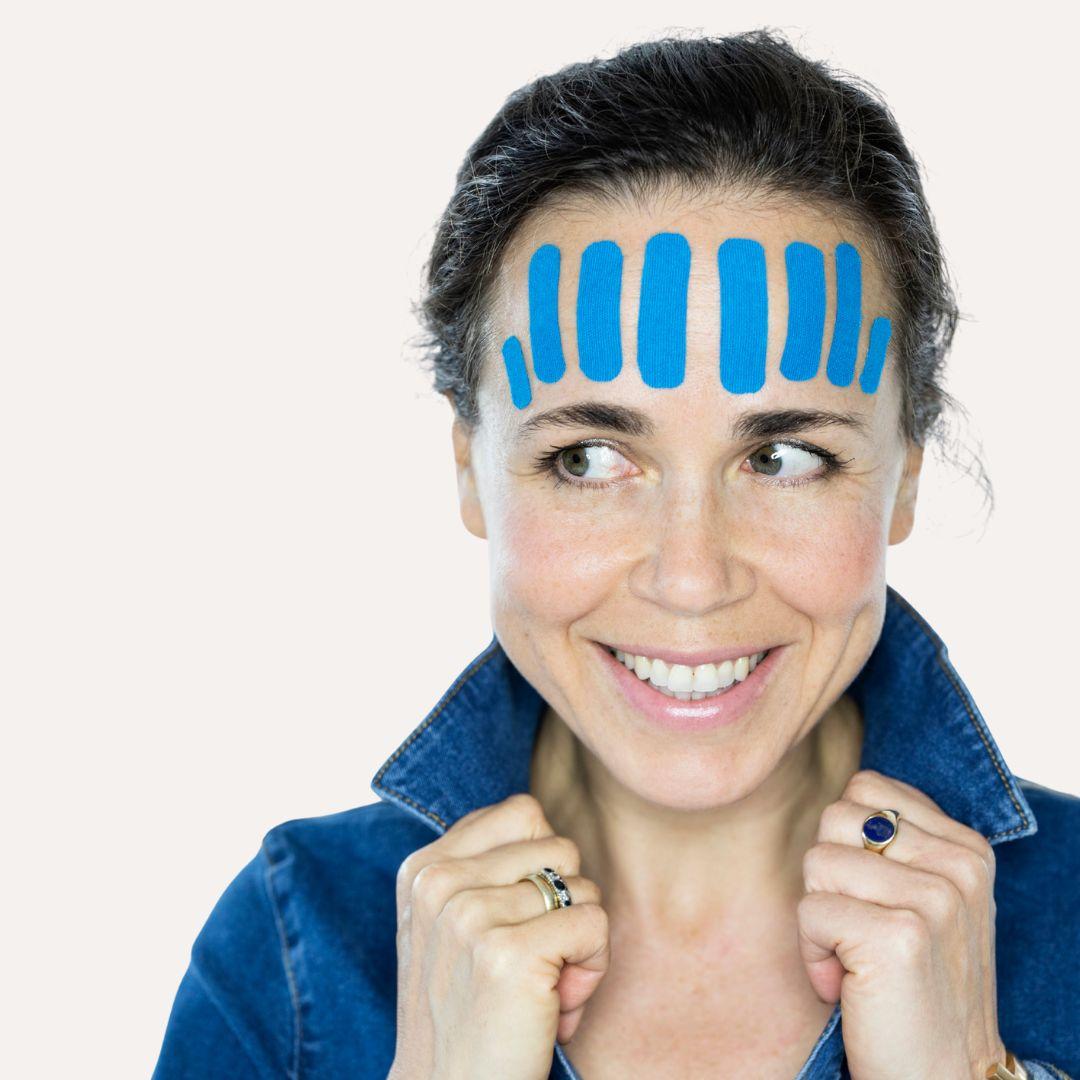 Facetape BLAU Face & Body Südkorea Baumwolle Antiaging