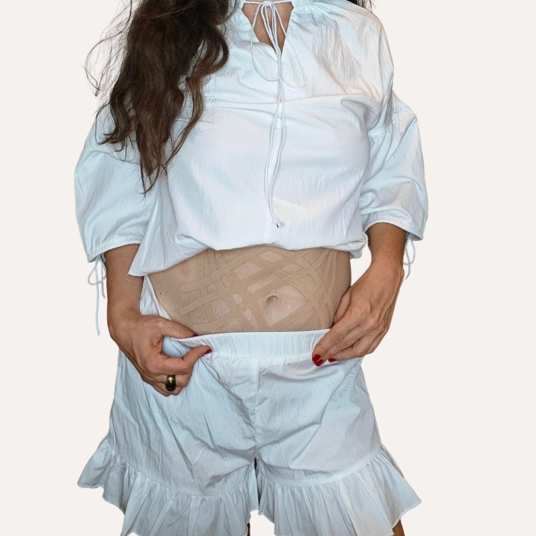 Octopus Tape XL Beige 7cm breit 20 Stk. für Lymphdrainage & Straffung