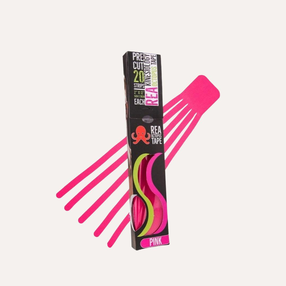 Tape Octopus Baumwolle Pink 20 Stk. für Lymphdrainage & Straffung