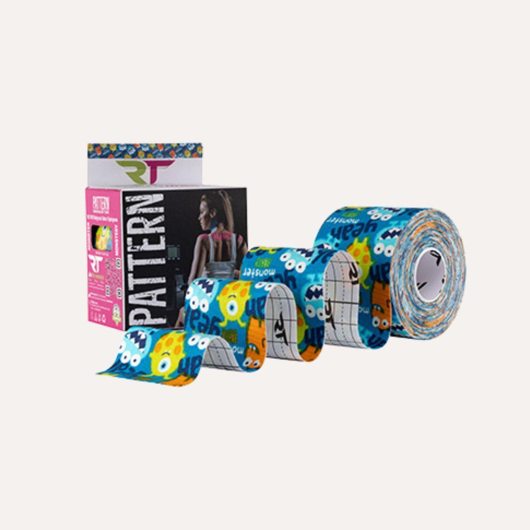 Kindertape MONSTER für Kinder Gesicht & Körper hautfreundliche Baumwolle