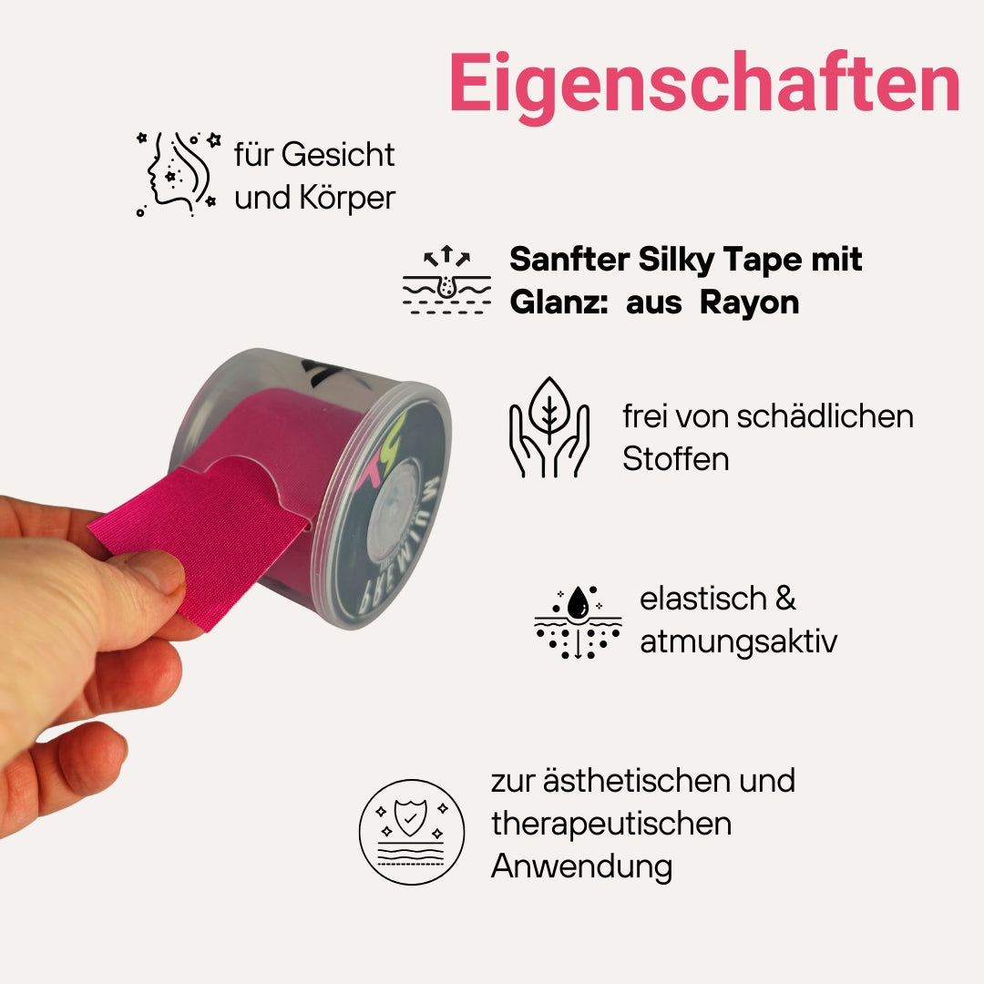 Silky Tape Premium PINK Face & Body