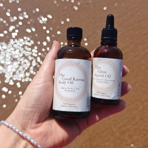 The Glow & Good Karma – Organic Oil Duo