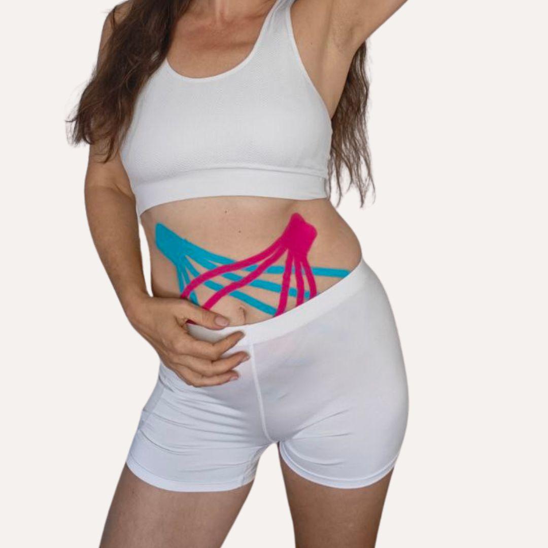 Tape Octopus Baumwolle Pink 20 Stk. für Lymphdrainage & Straffung