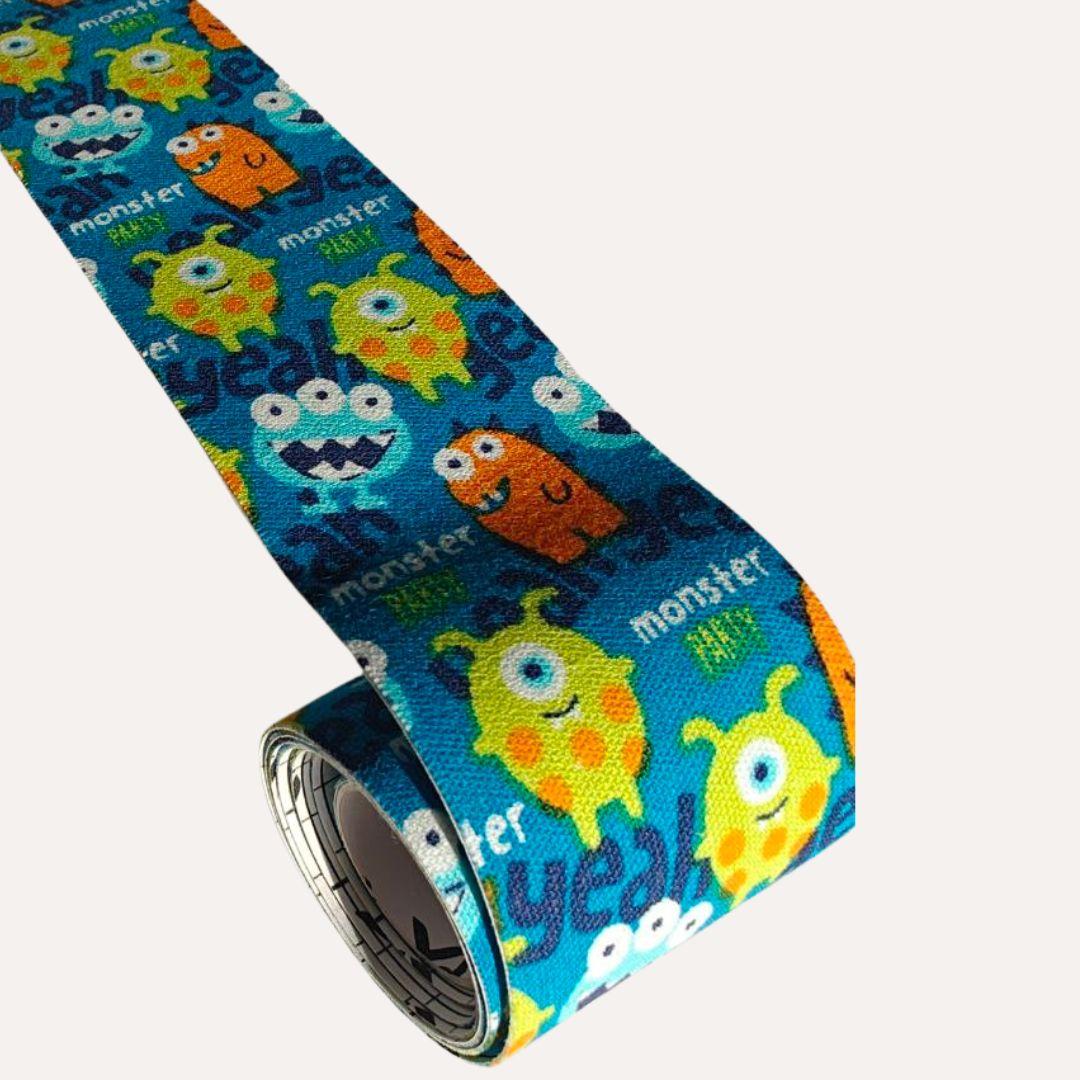 Kindertape MONSTER für Kinder Gesicht & Körper hautfreundliche Baumwolle